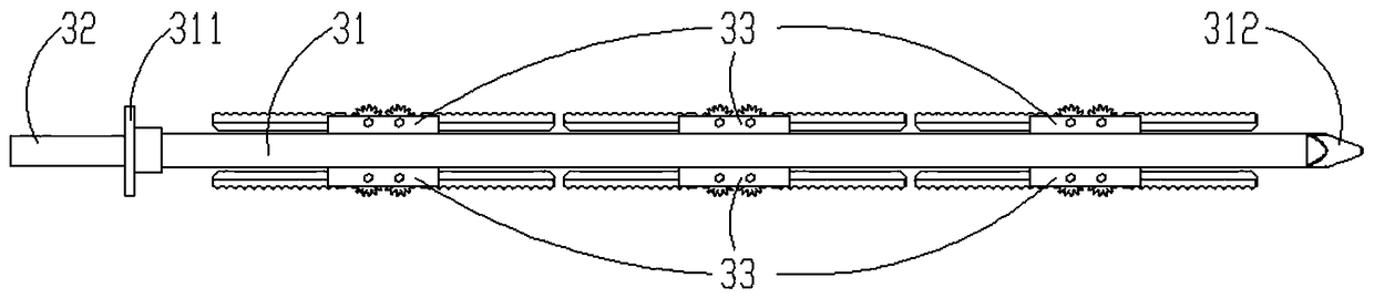 Multi-point rotating clamping type picking device for wolfberry picking