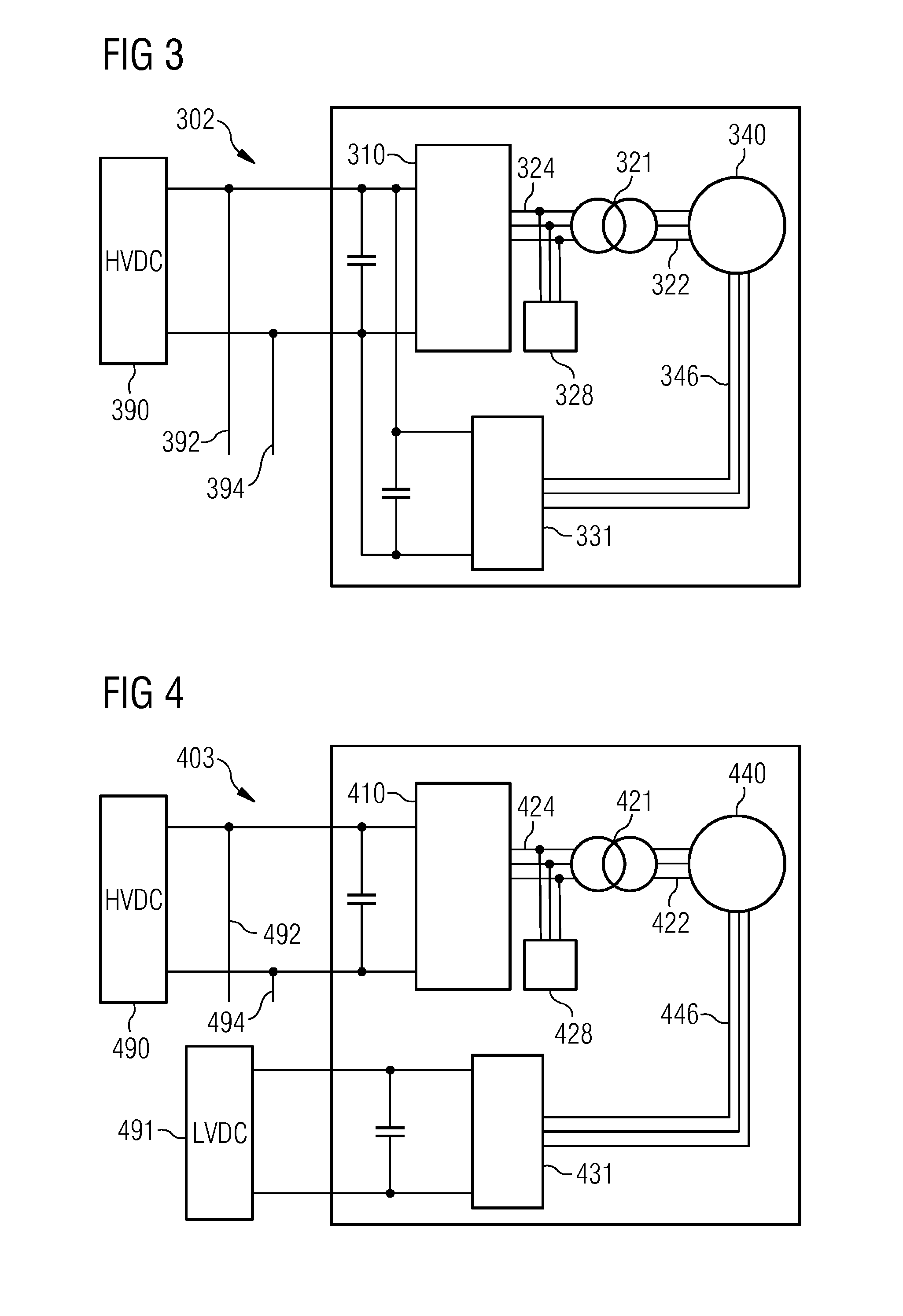 Device and method for connecting an electric power generator to an HVDC transmission system