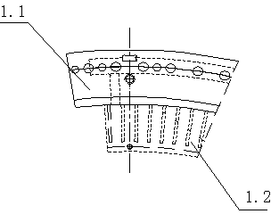 Process for assembling stator iron core of 3MW permanent-magnet synchronous wind power generator