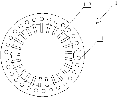 Process for assembling stator iron core of 3MW permanent-magnet synchronous wind power generator