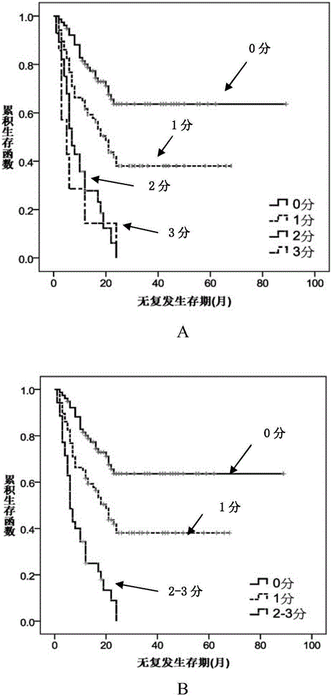 Grouping method and system for prognosis of radical operation of hepatocellular carcinoma for hepatocellular carcinoma patients and kit
