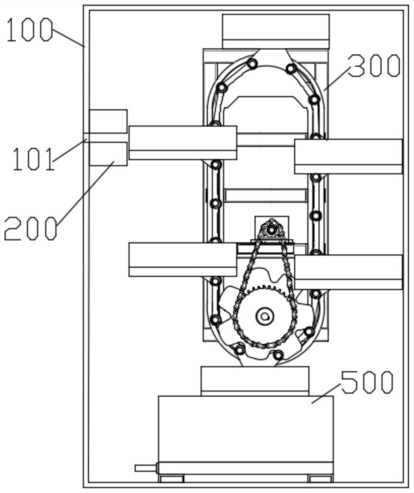 Material collecting device for PLA pipe machining and working method thereof