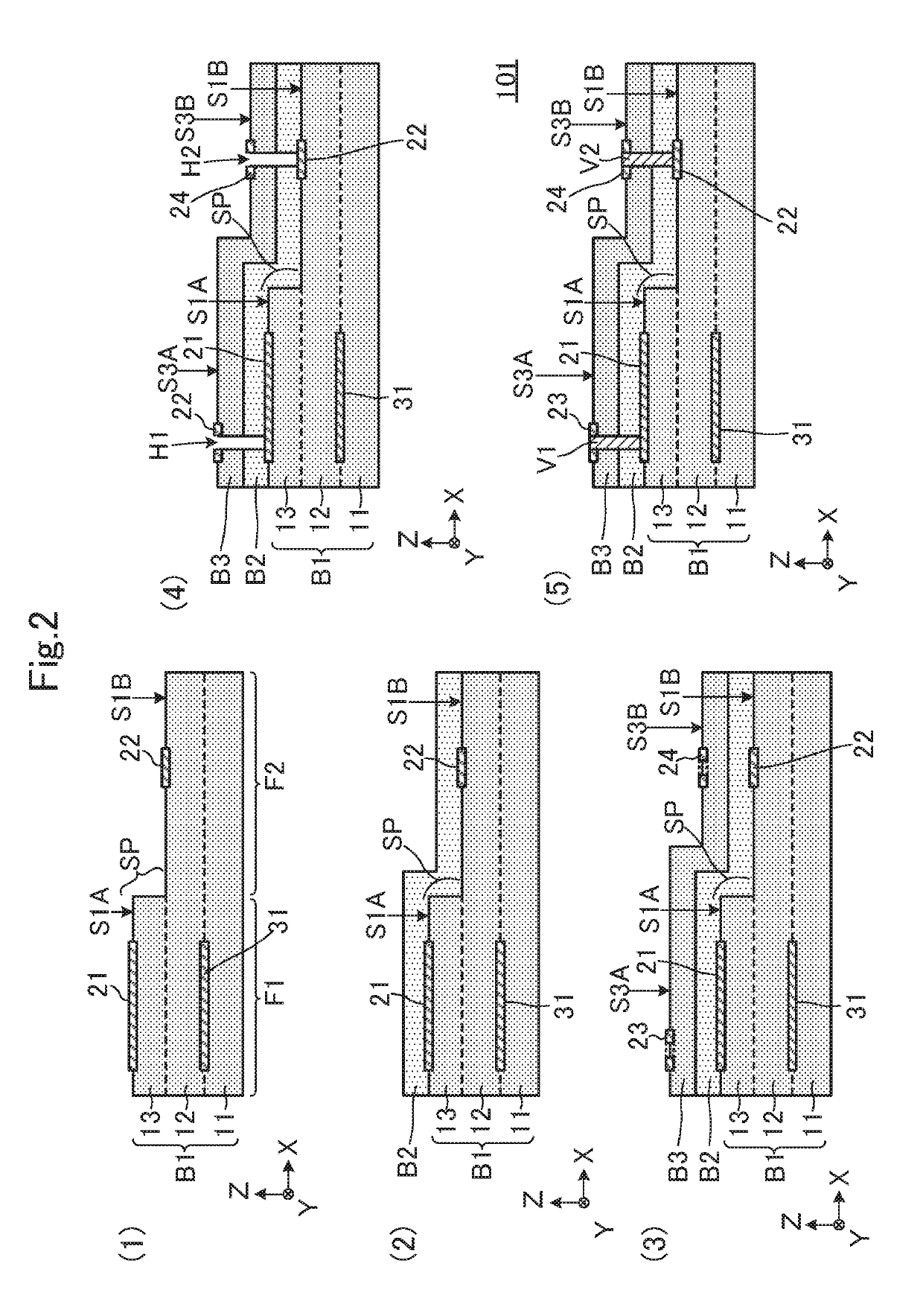 Multilayer board and electronic device