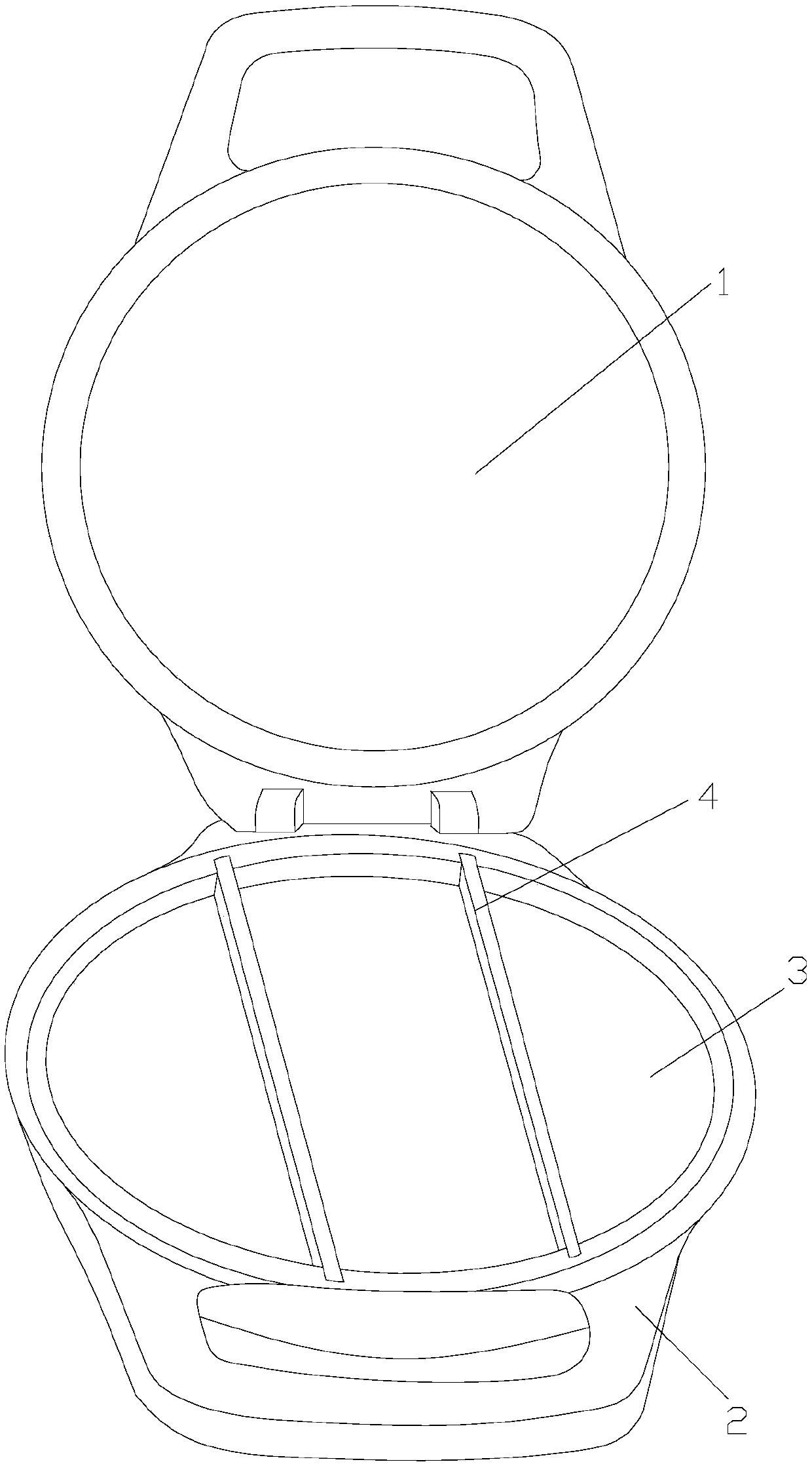 Electric baking pan capable of adjusting shape of food