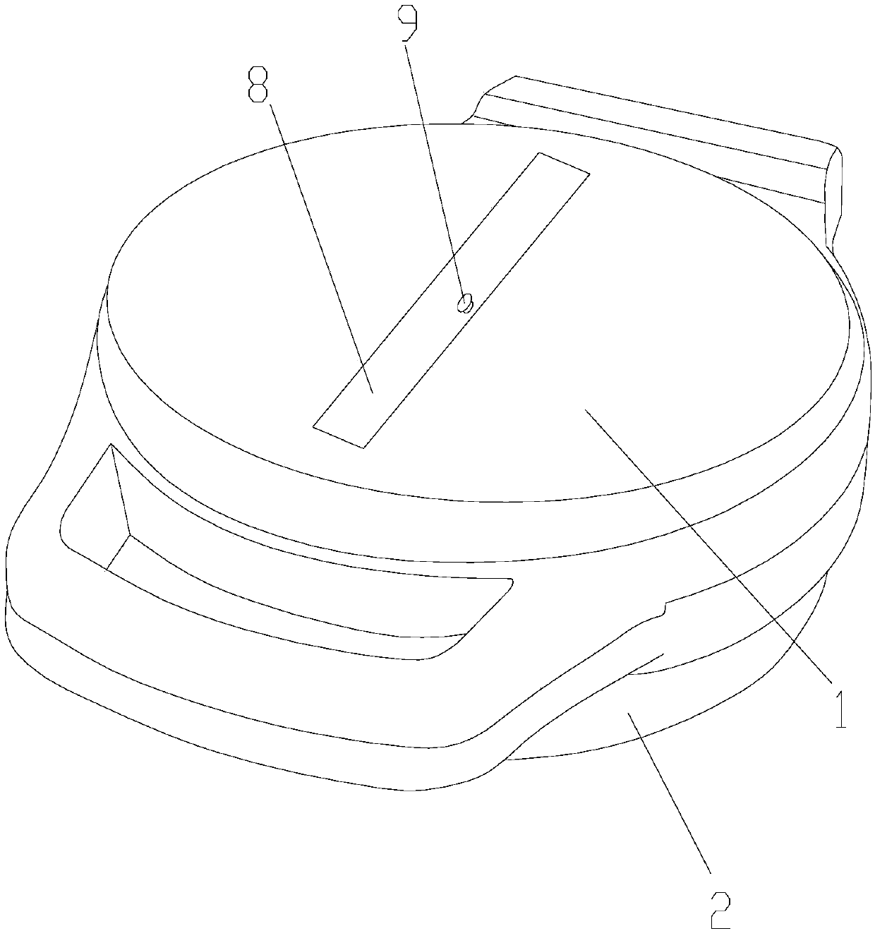 Electric baking pan capable of adjusting shape of food