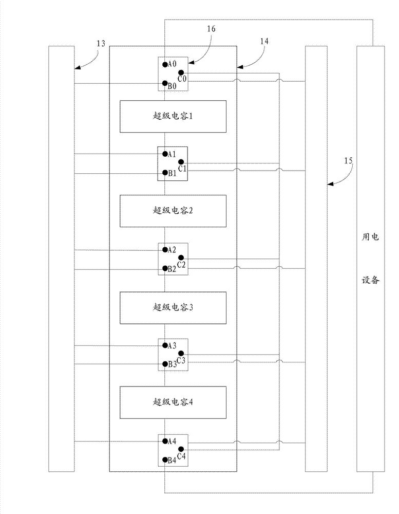 Method, apparatus and circuit for detecting super capacitor
