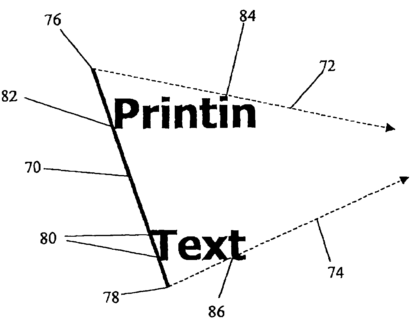 Hand held printing of text and images for preventing skew and cutting of printed images