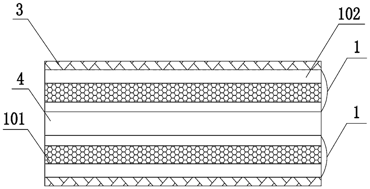 Multi-layer flame-retardant wood-based composite board and its manufacturing method