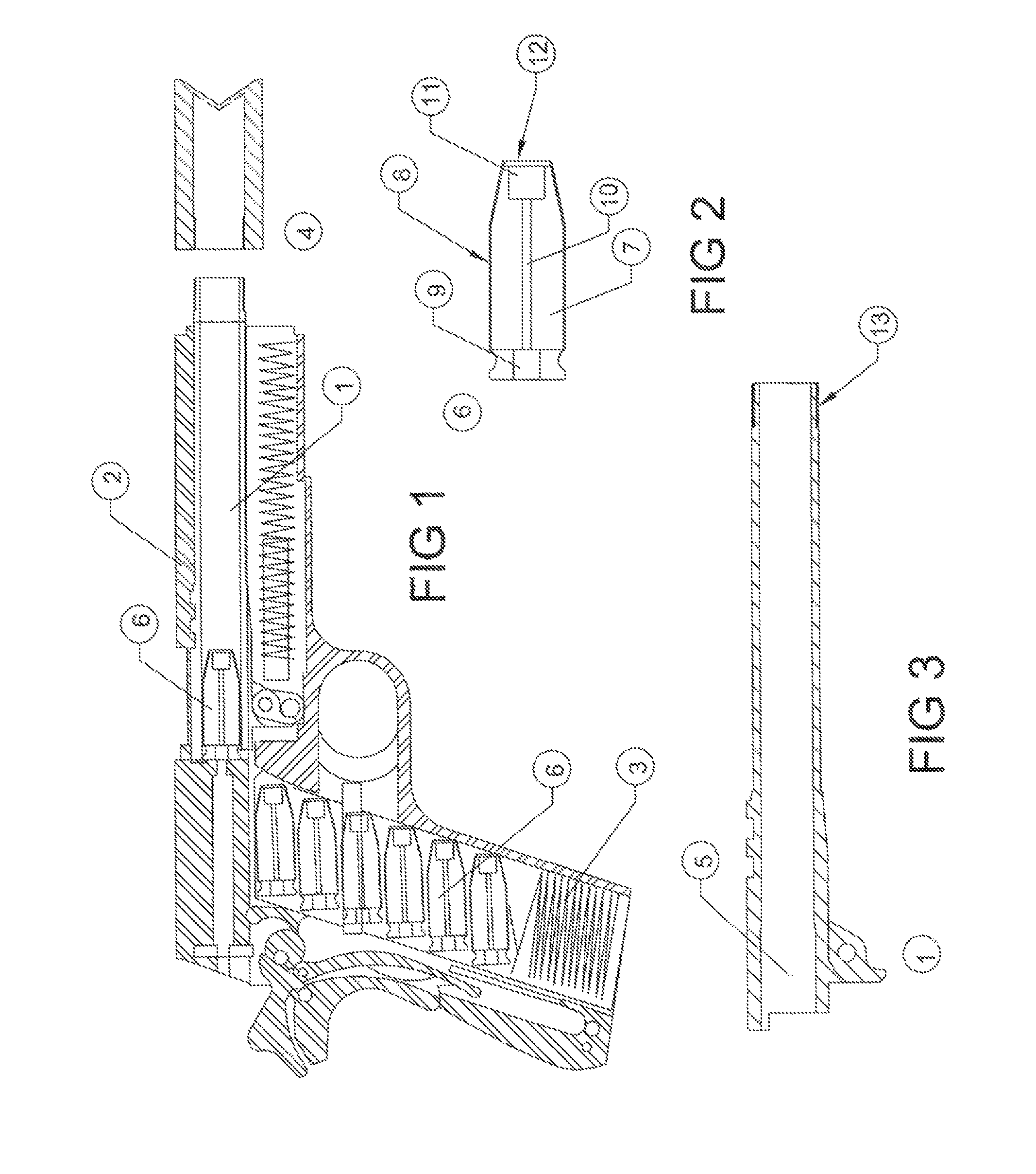 Rotating and oscillating breaching device with reactive material