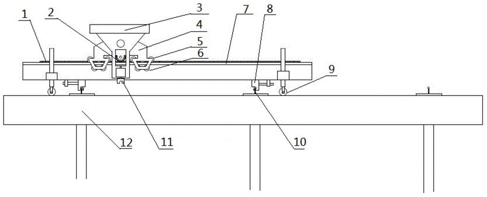 Inspection trolley for bridge upper chord