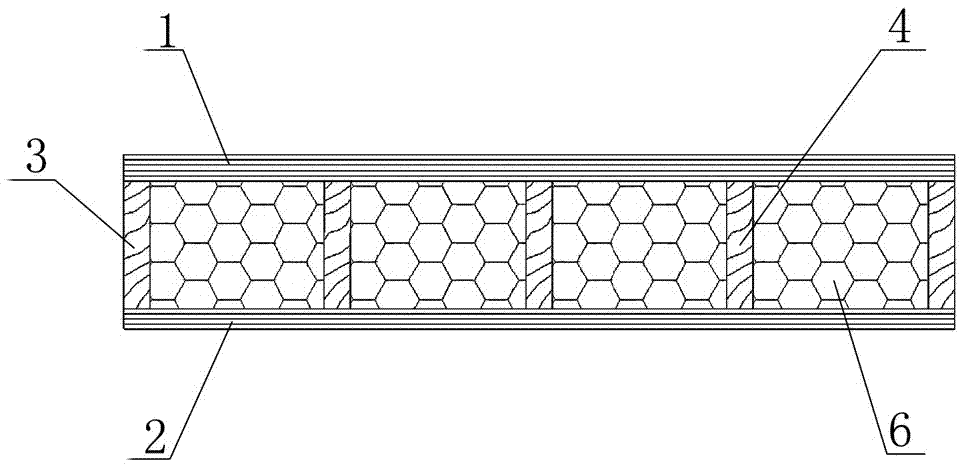 Composite wooden box structure supported by ice surface in indoor temporary ice rink and its construction method