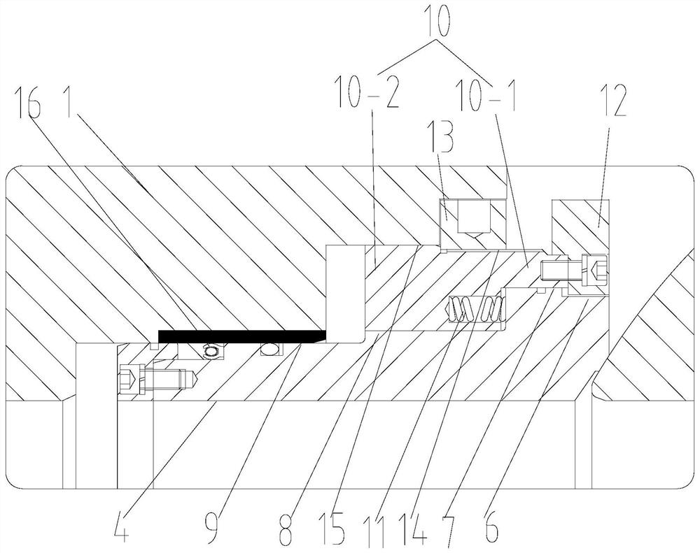 A top-mounted gas storage metal hard-sealed ball valve that can be maintained online