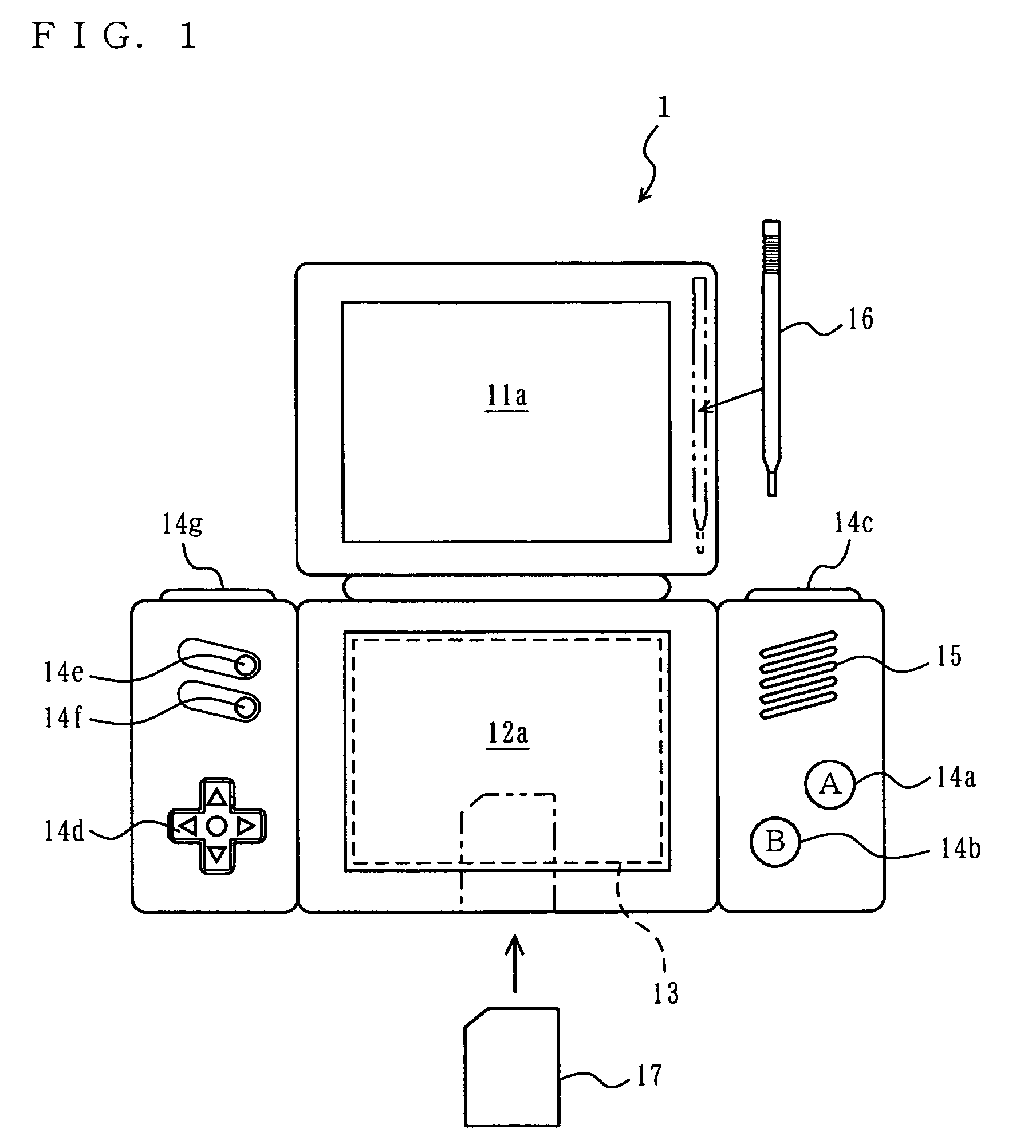 Game machine having display screen with touch panel