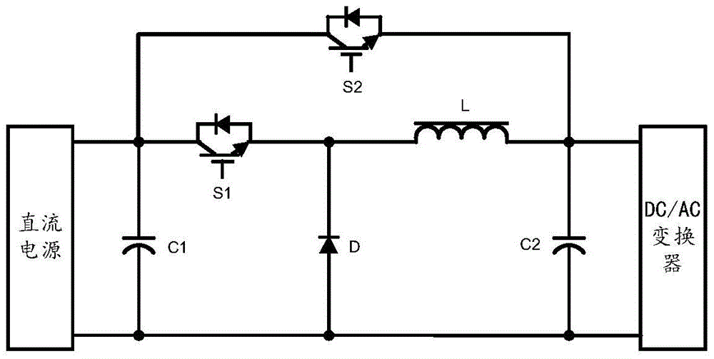 A control method and device for a step-down circuit