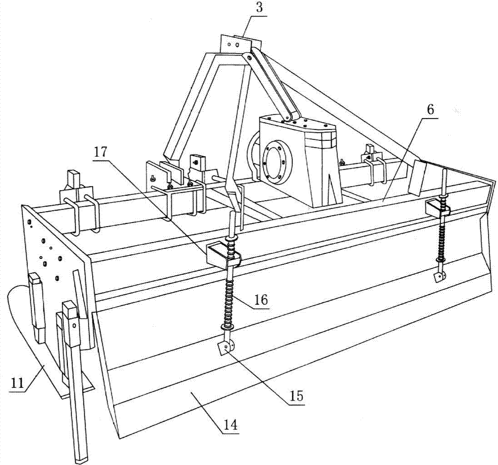 Multifunctional deep scarification soil preparation combined machine