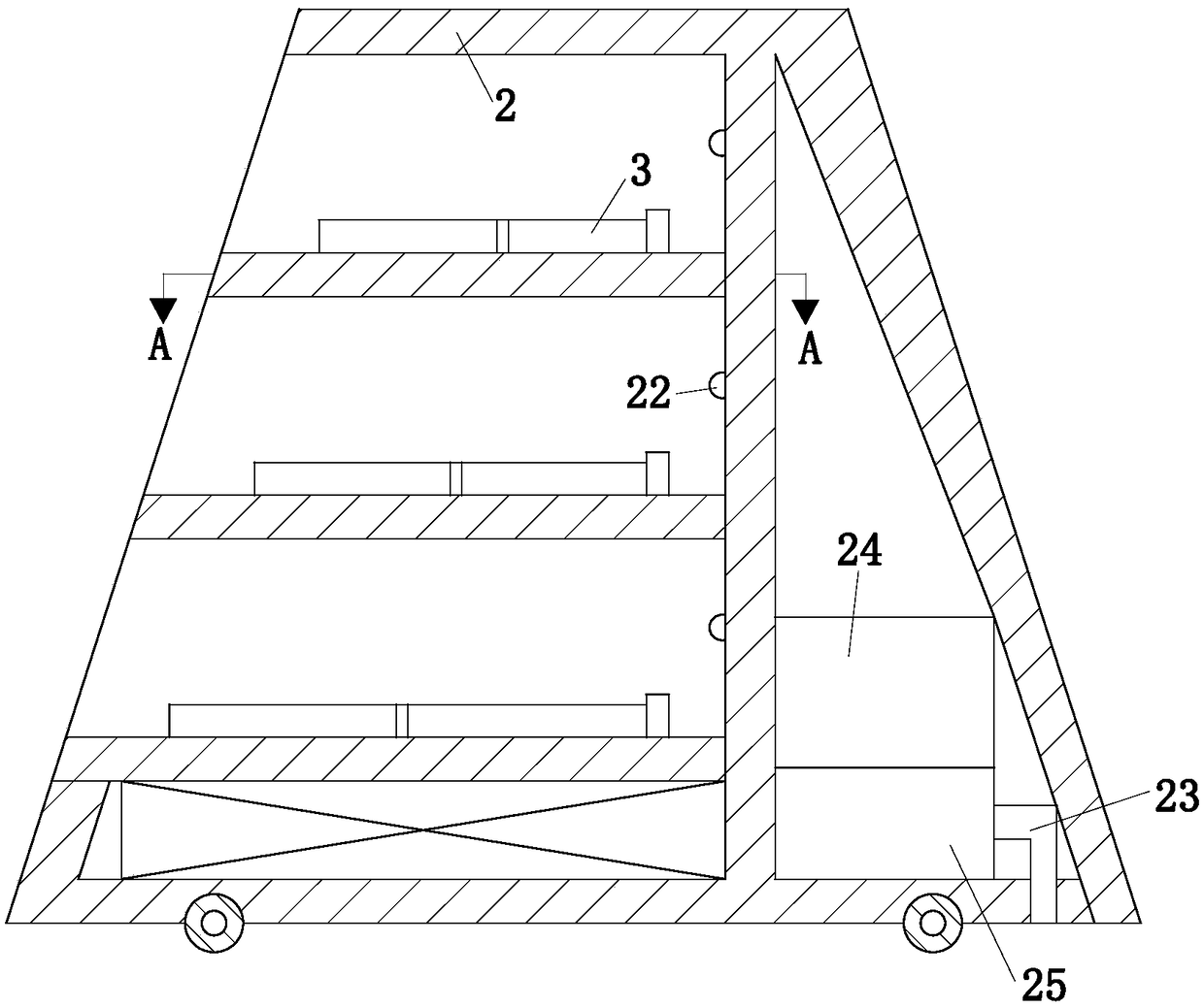 Buffet order and delivery method of unmanned restaurant