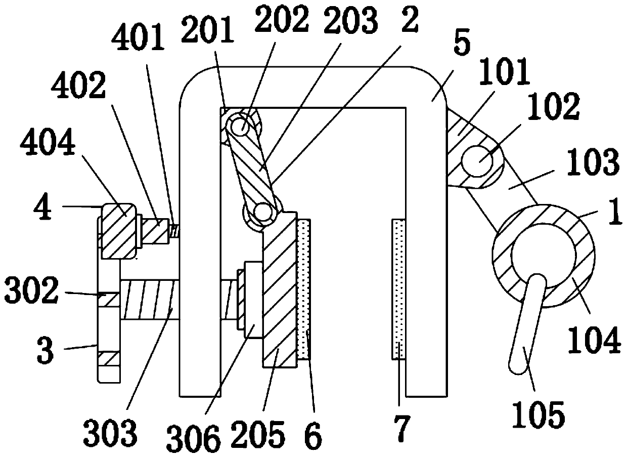 Padlock device special for steel sheet pile construction safety rope