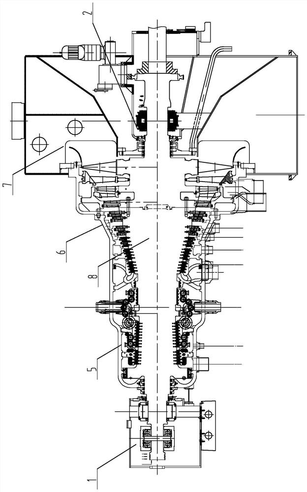 100MW subcritical single-cylinder single-exhaust steam turbine