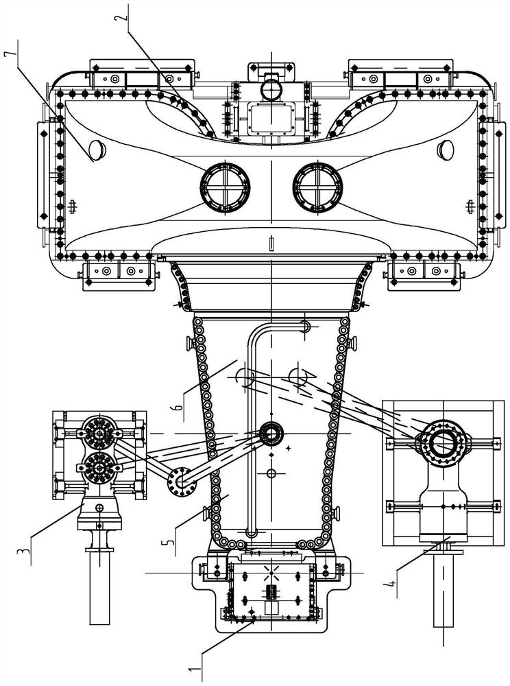 100MW subcritical single-cylinder single-exhaust steam turbine