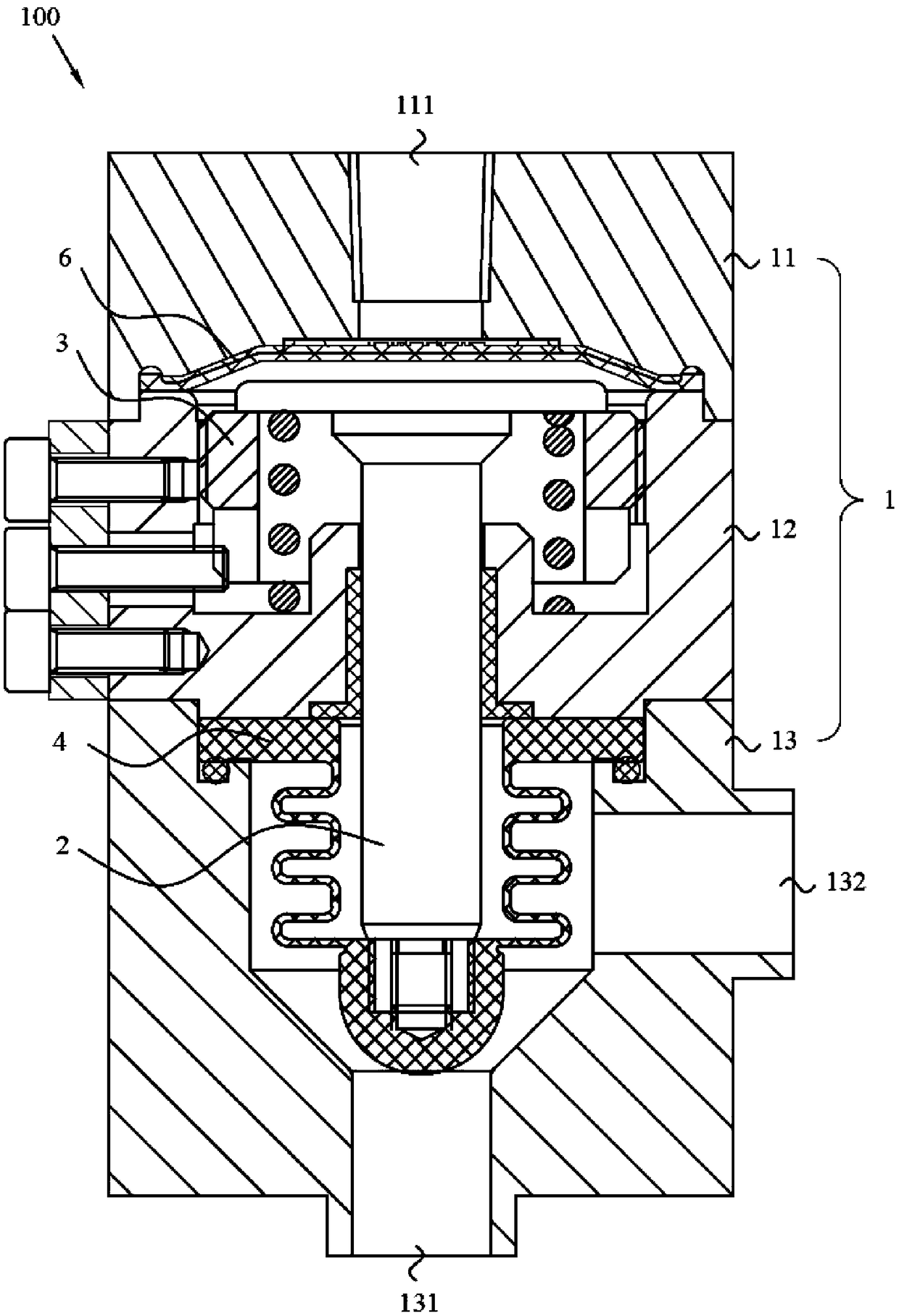 Flow limiting valve and filling equipment