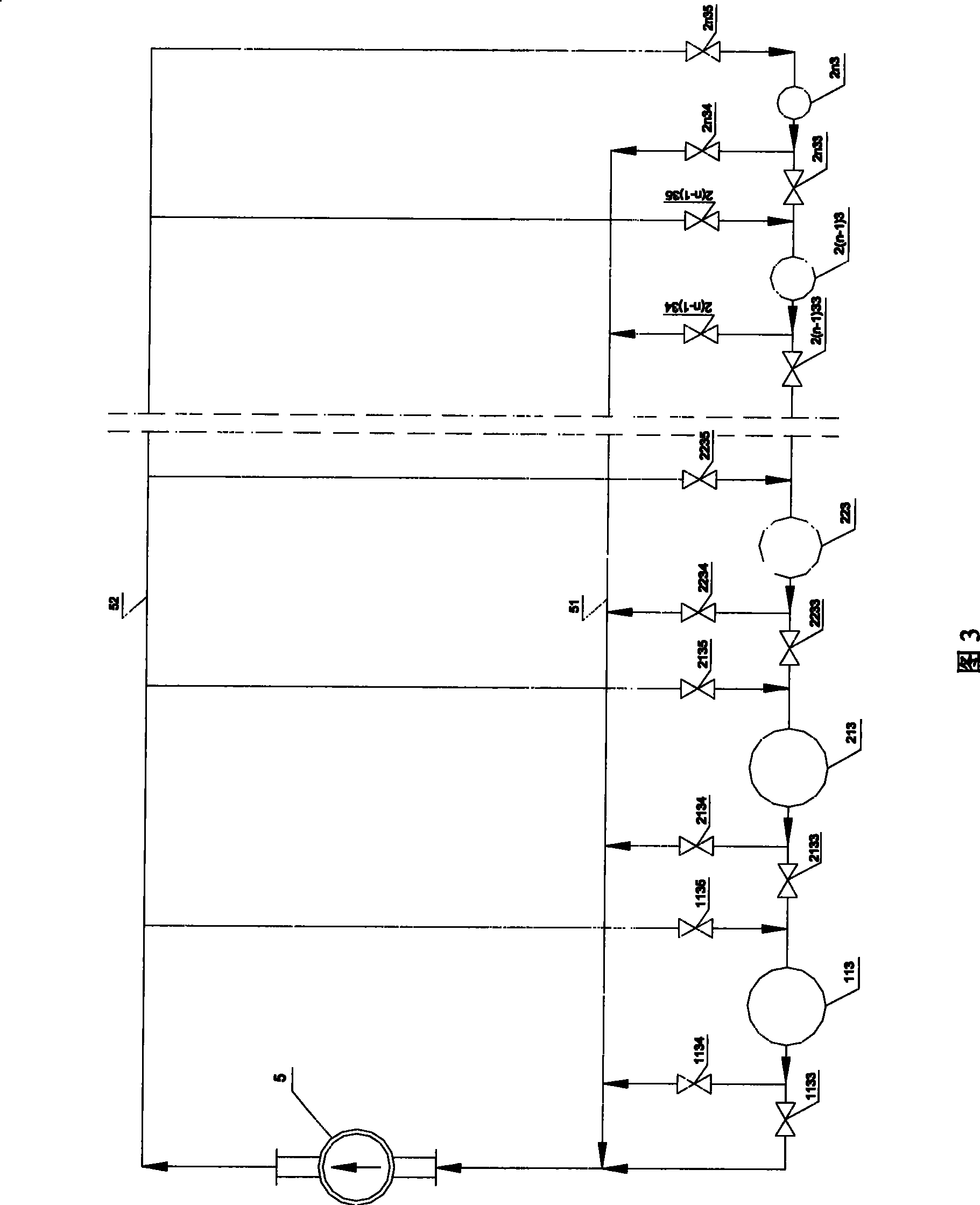 Method and system for producing high concentration carbon dioxide of carbon-13