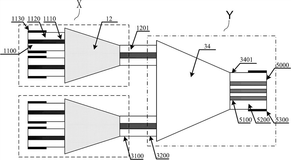 Multi-core few-mode optical fiber multiplexer based on photon lantern and manufacturing method of multi-core few-mode optical fiber multiplexer