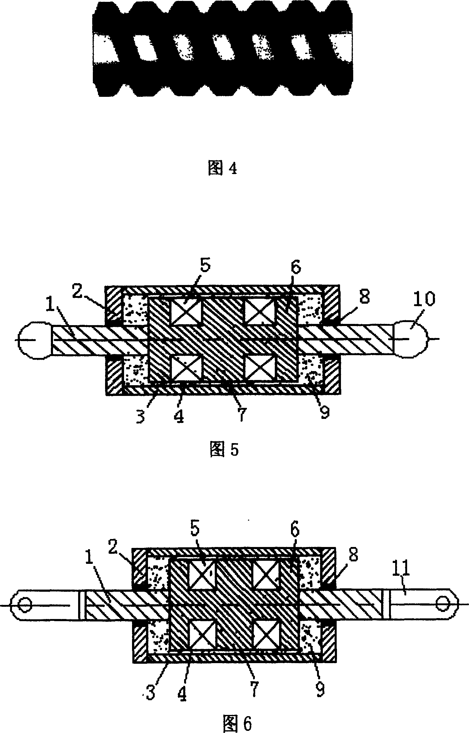 Spiral groove structured magneto-rheological damper