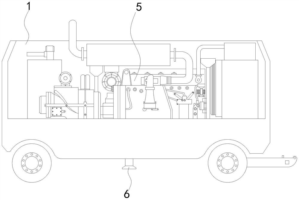 Screw compressor complete machine