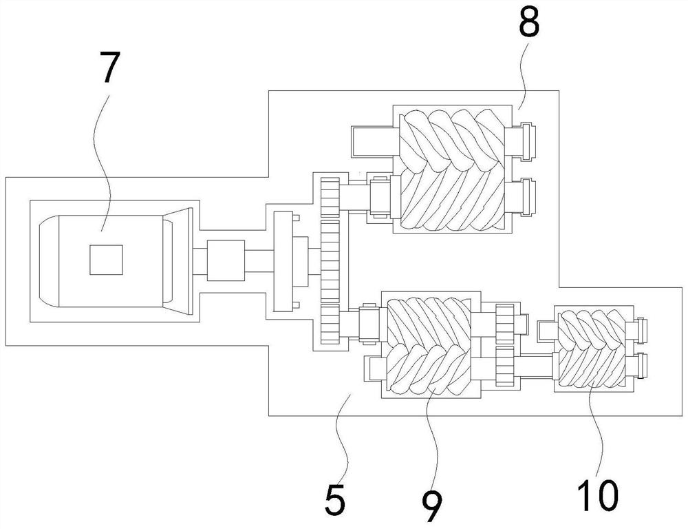 Screw compressor complete machine