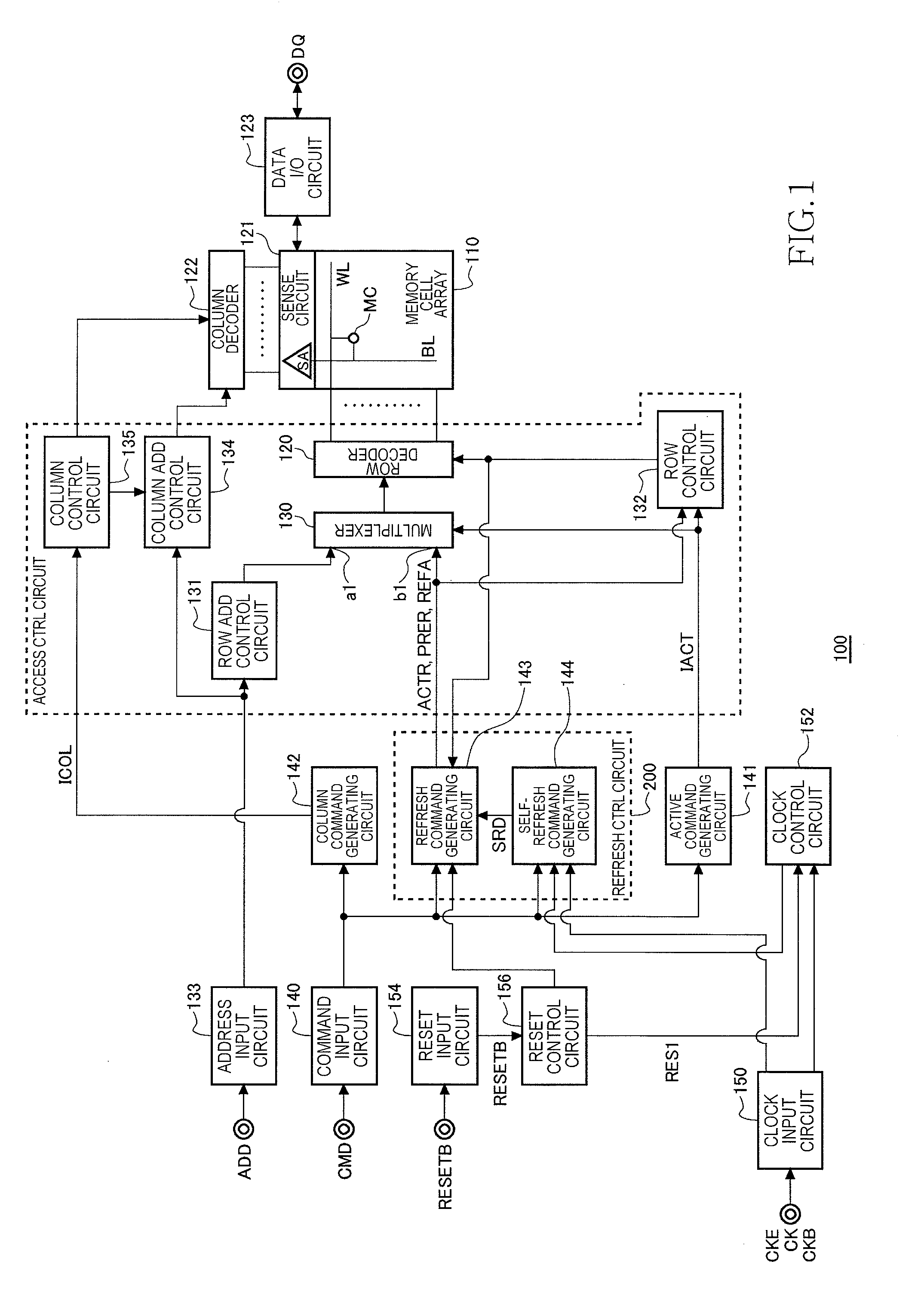 Semiconductor device having reset function