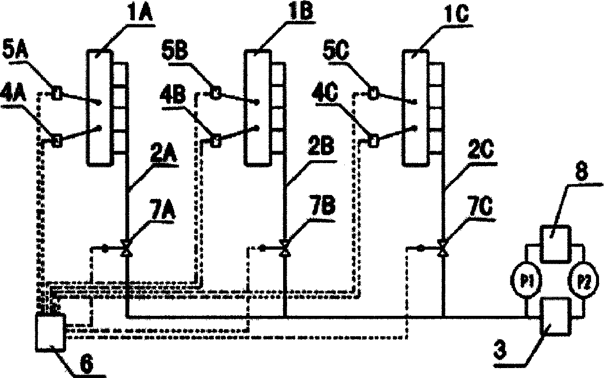 Refuse biochemical aerobic treatment device and its control method