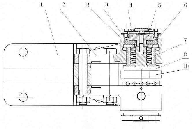 Brake method of lifting winch/lifting machine for mines and disc-shaped brake