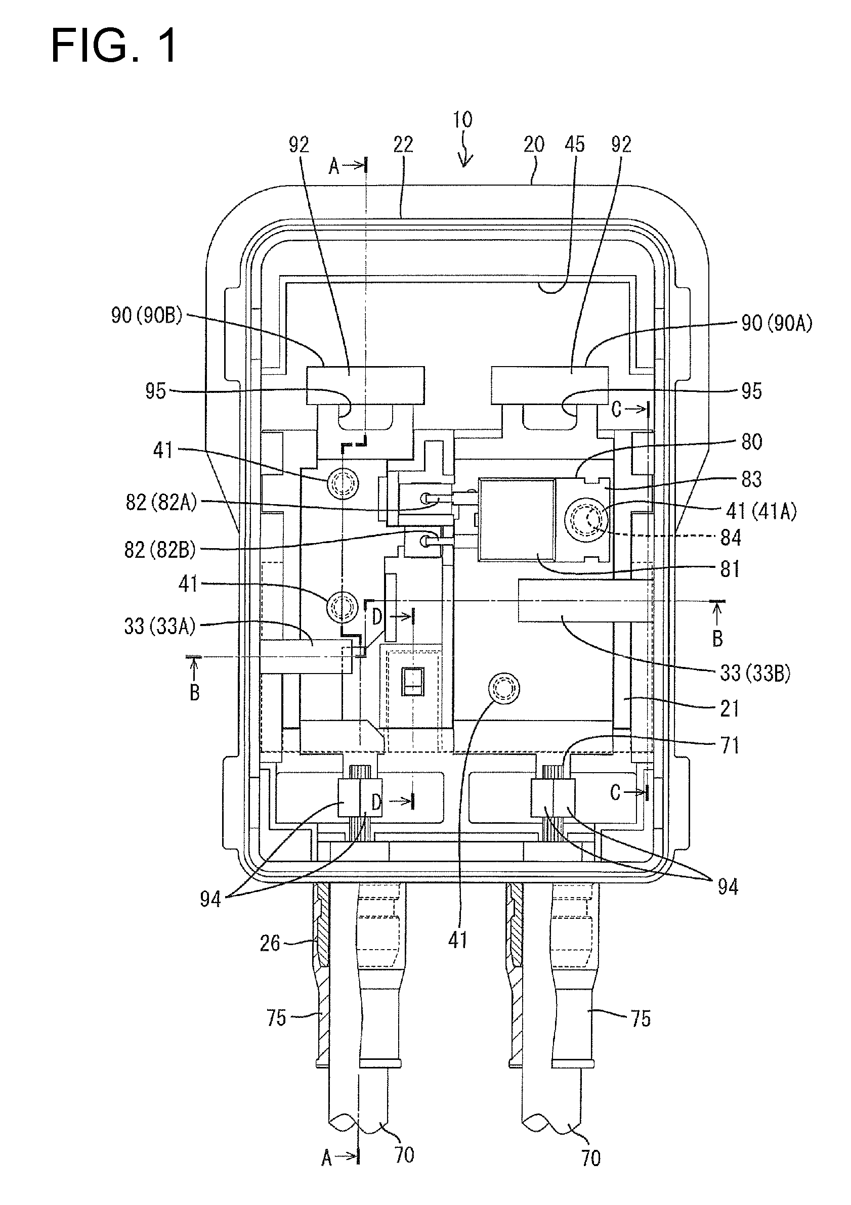 Terminal box for solar cell module