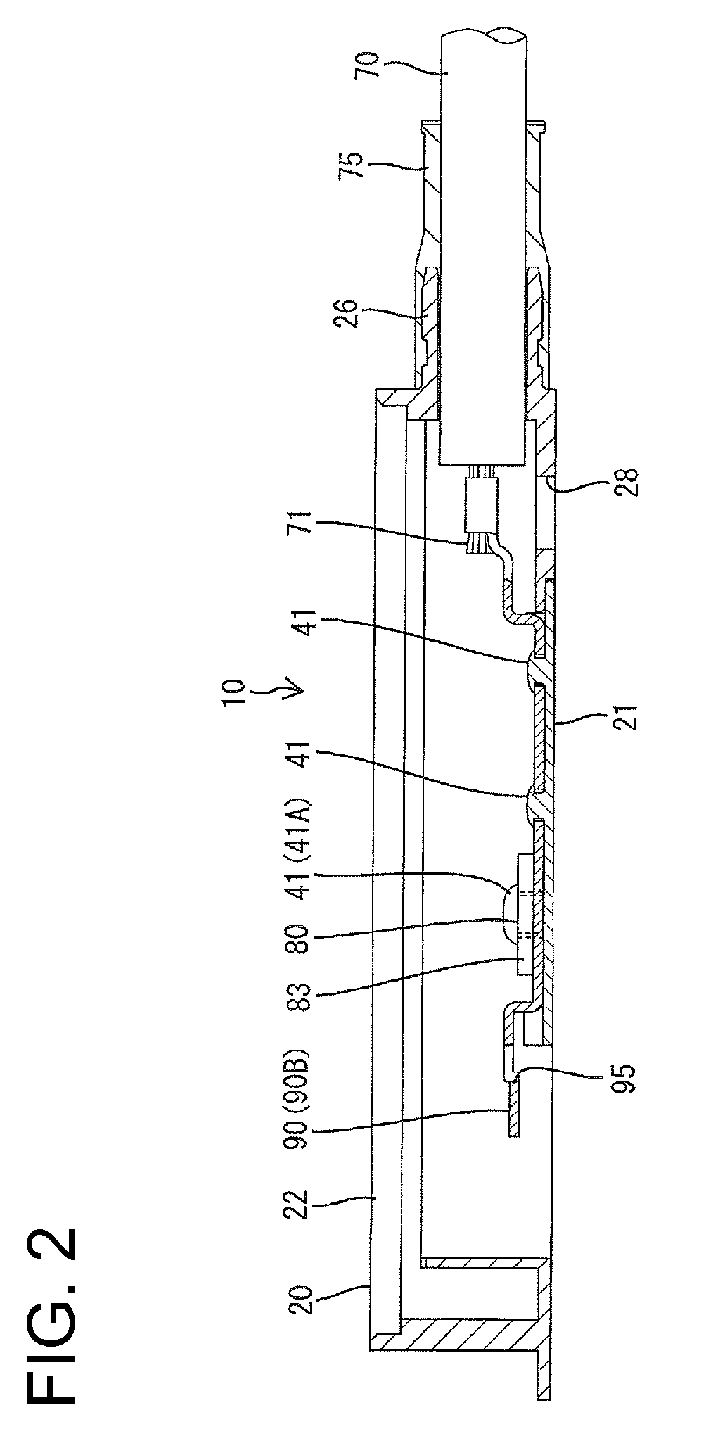 Terminal box for solar cell module