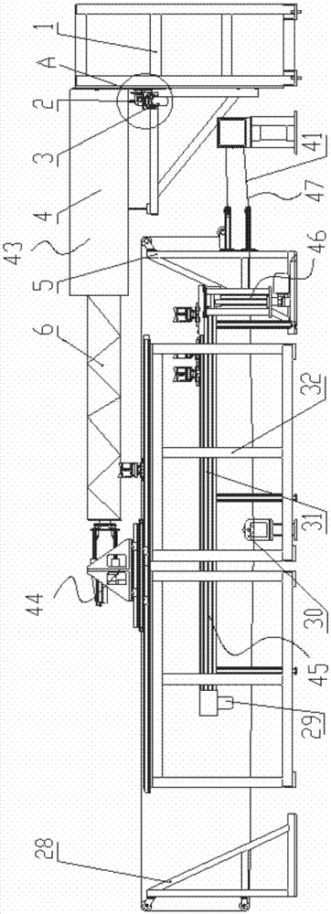 High-low-temperature mechanical performance testing device for stretching mechanism