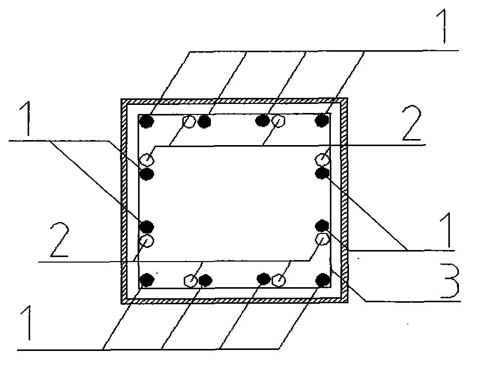 Prestressed reinforced concrete solid square pile and manufacturing technique thereof