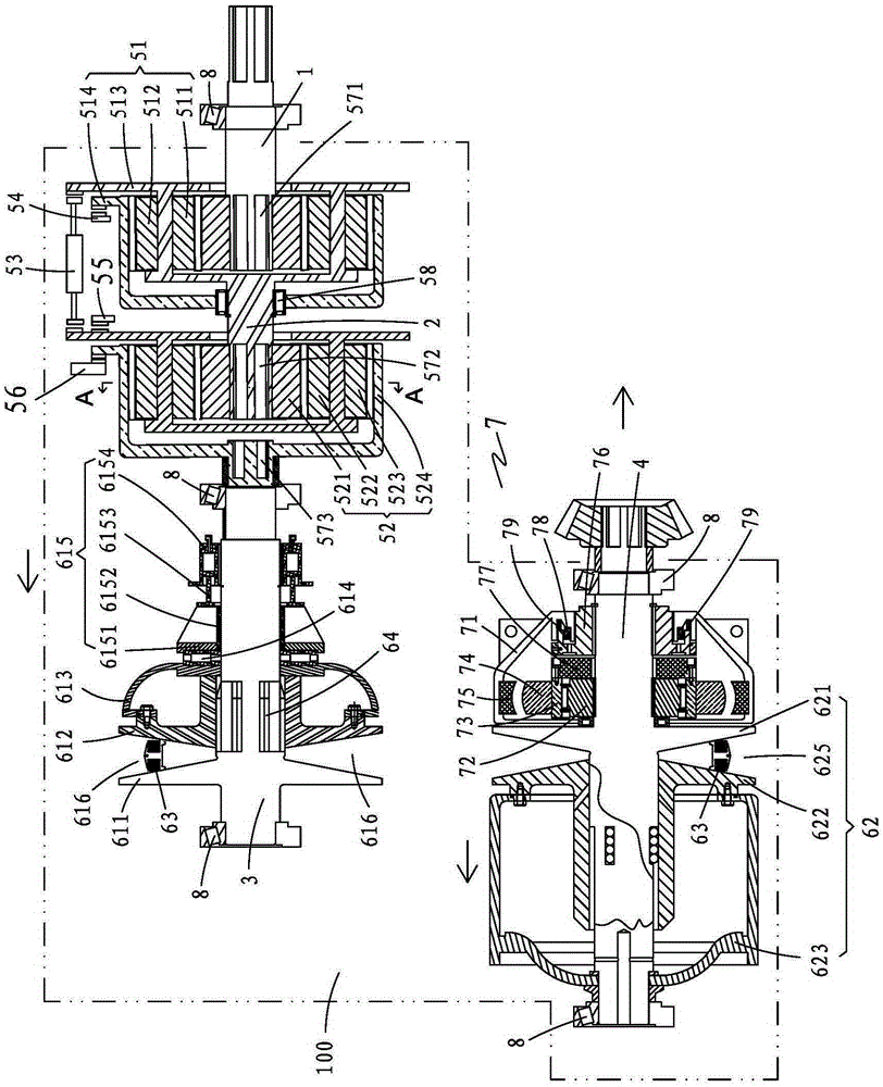 Hybrid Compound Pulley Continuously Variable Automatic Transmission