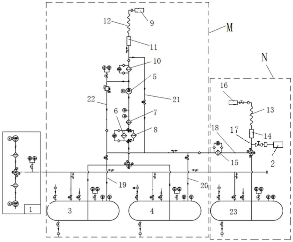 Oil tank cleaning system and method