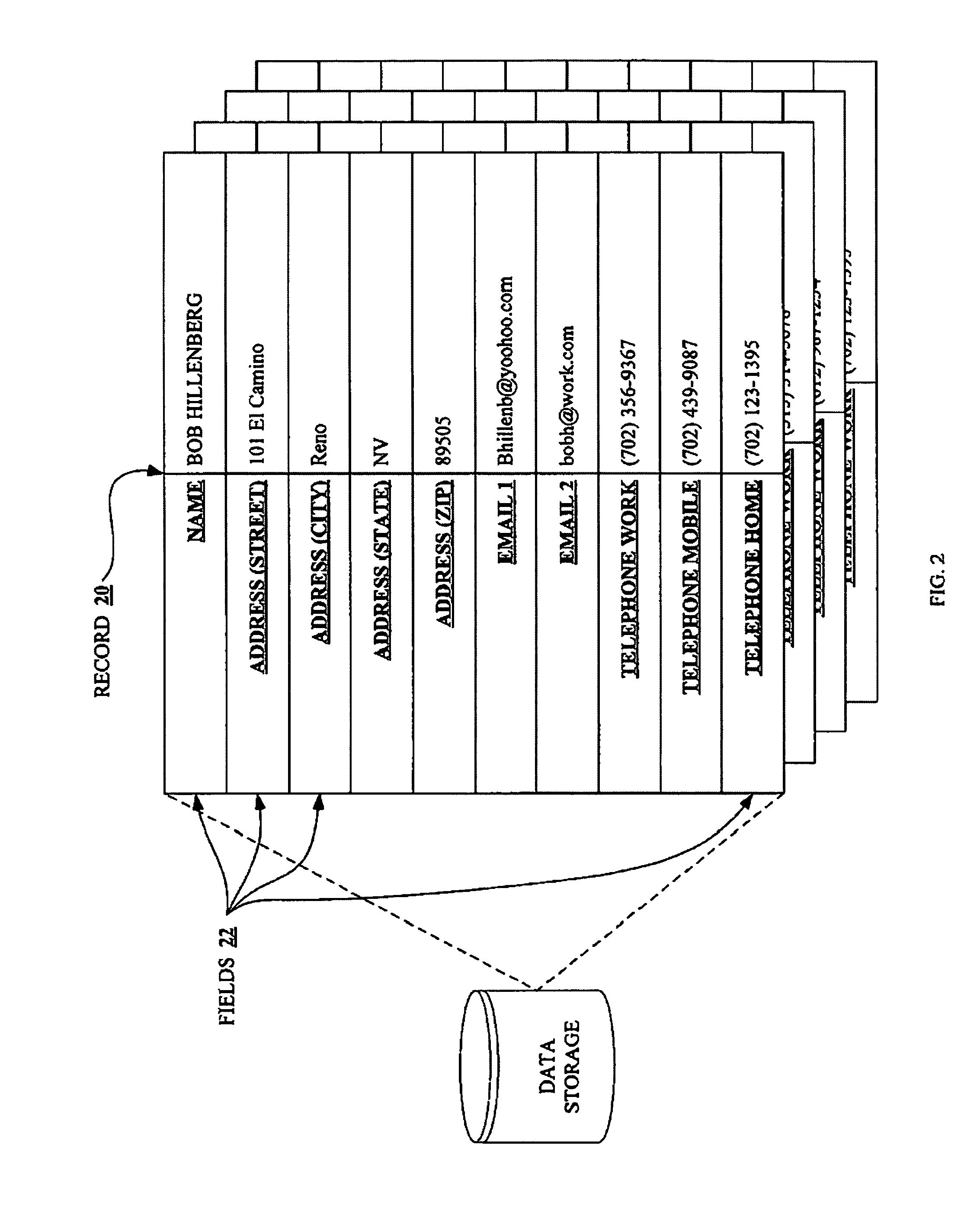 Method and apparatus for identifying and resolving conflicting data records