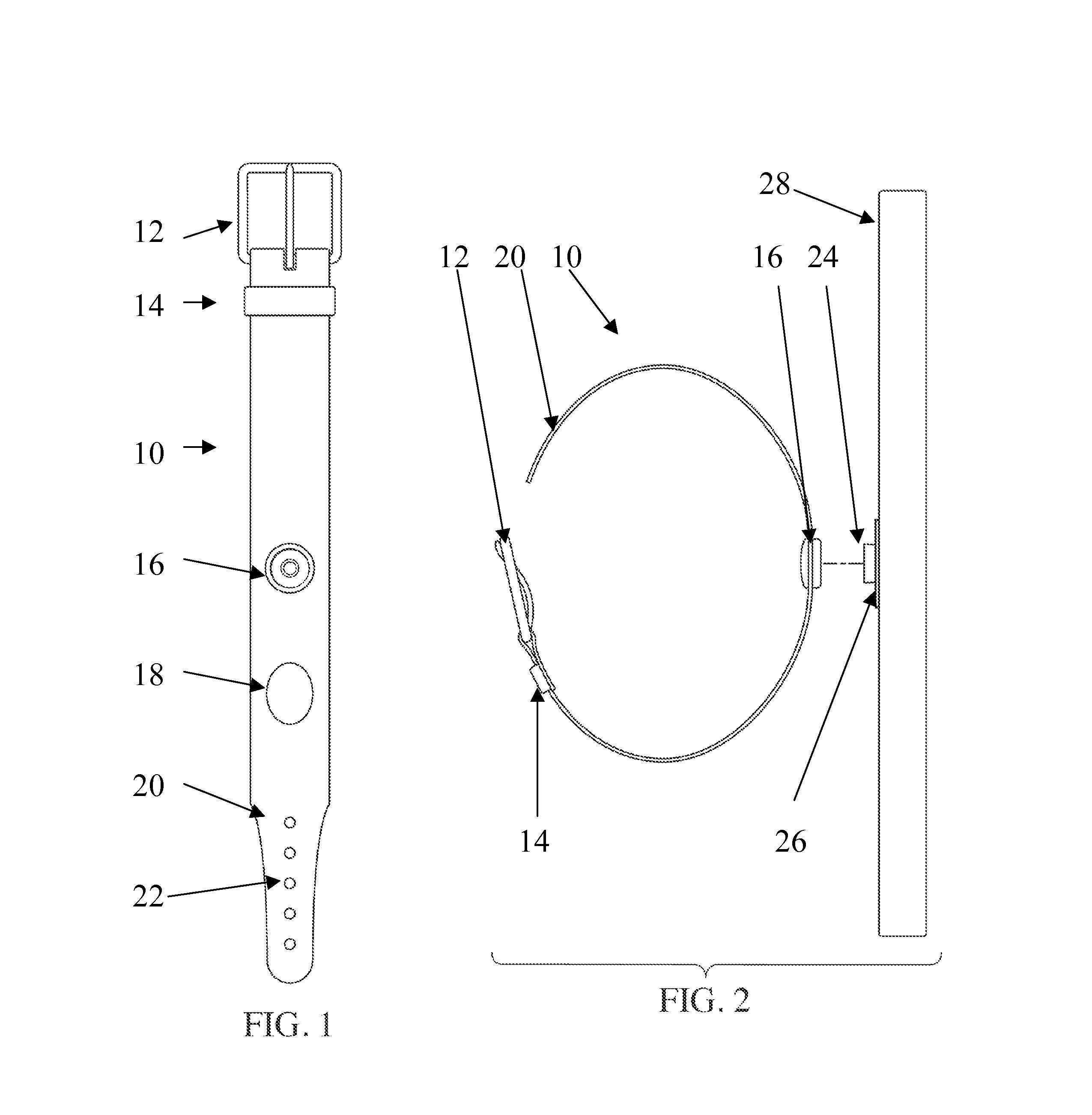 Carrying aid equipped with thumbhole and button snap fastener to permit transporting and swiveling of a portable touch screen device