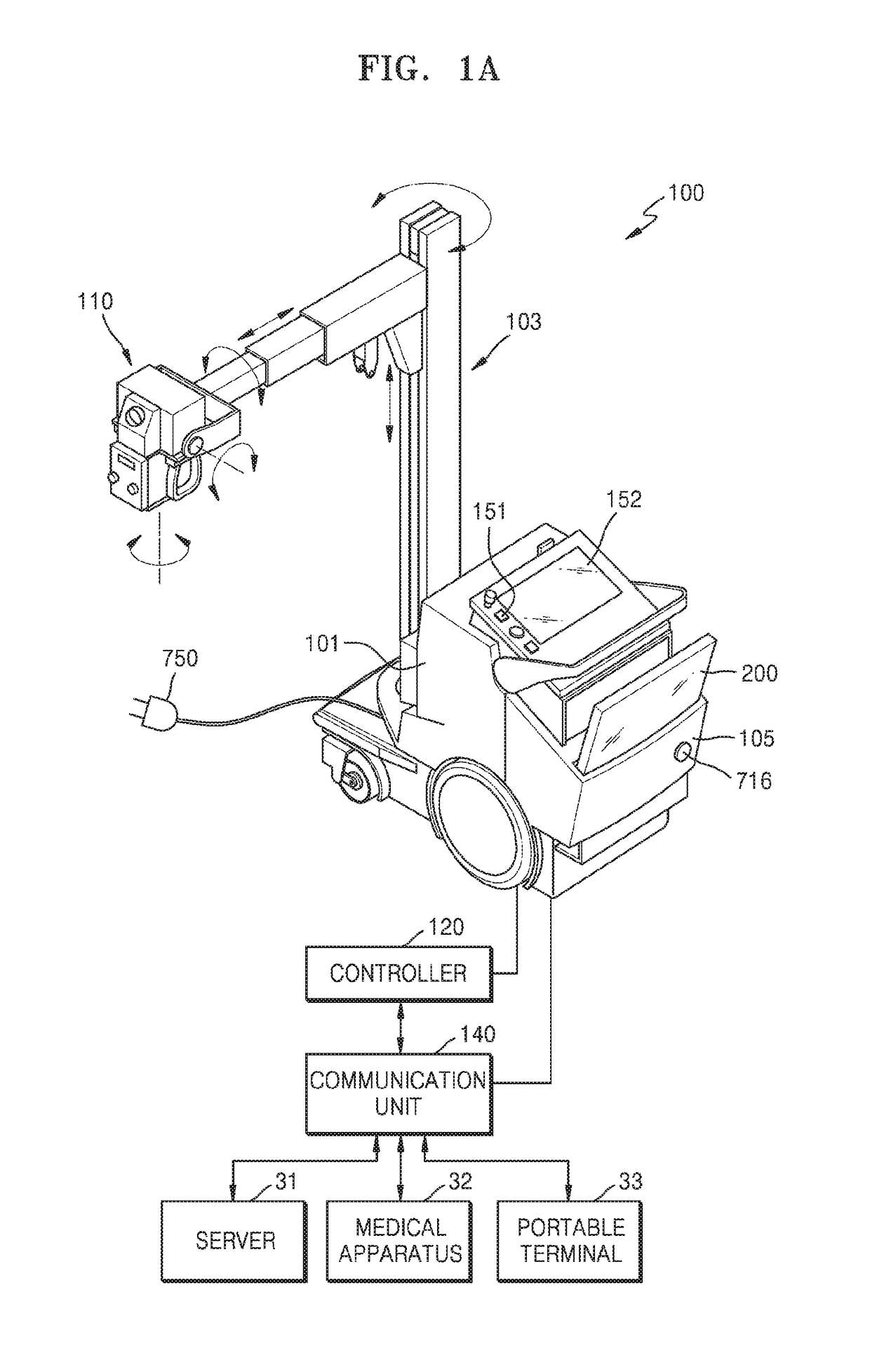 Mobile X-ray apparatus including a battery management system