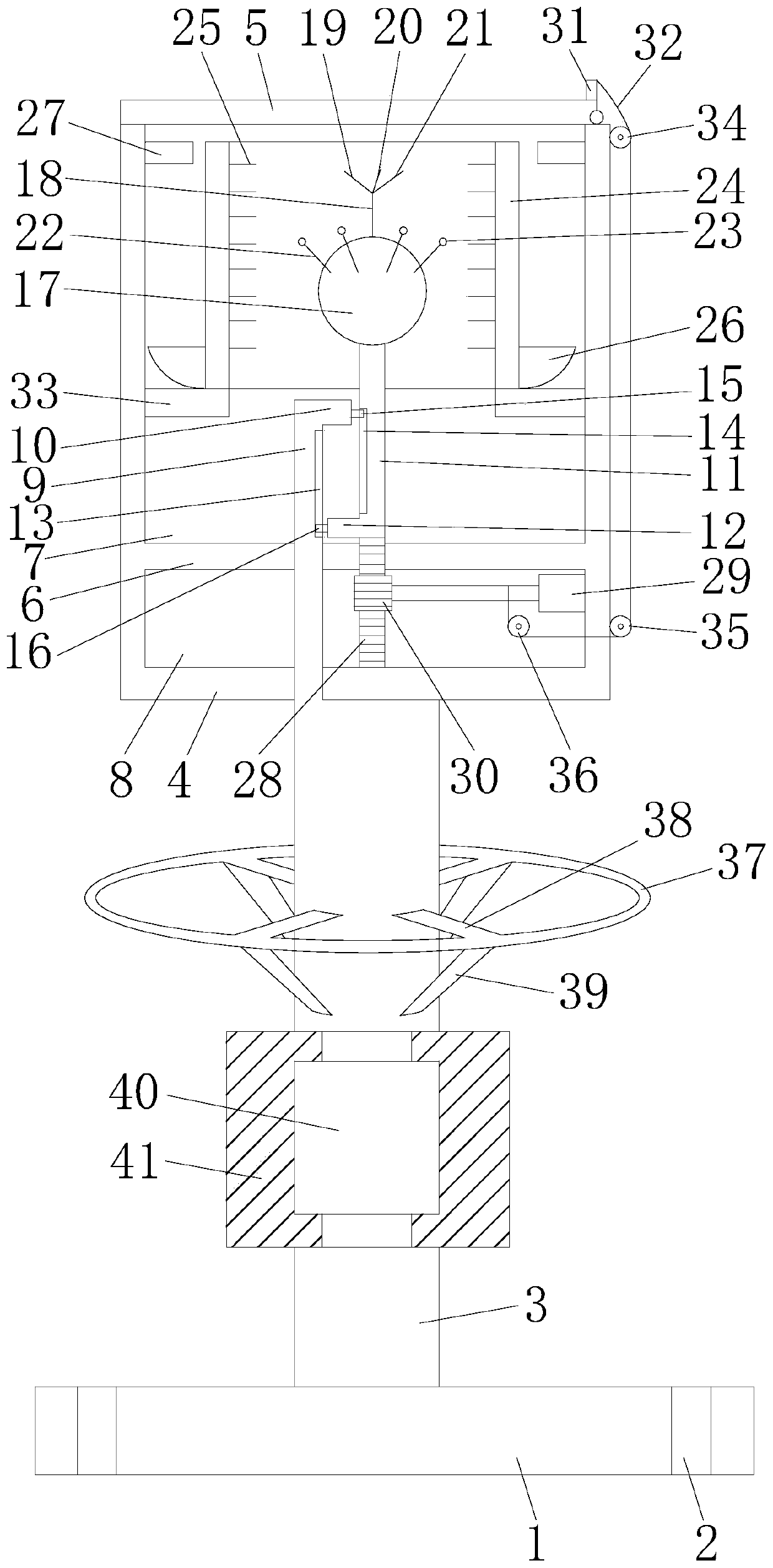 Early discharge multi-angle lightning rod