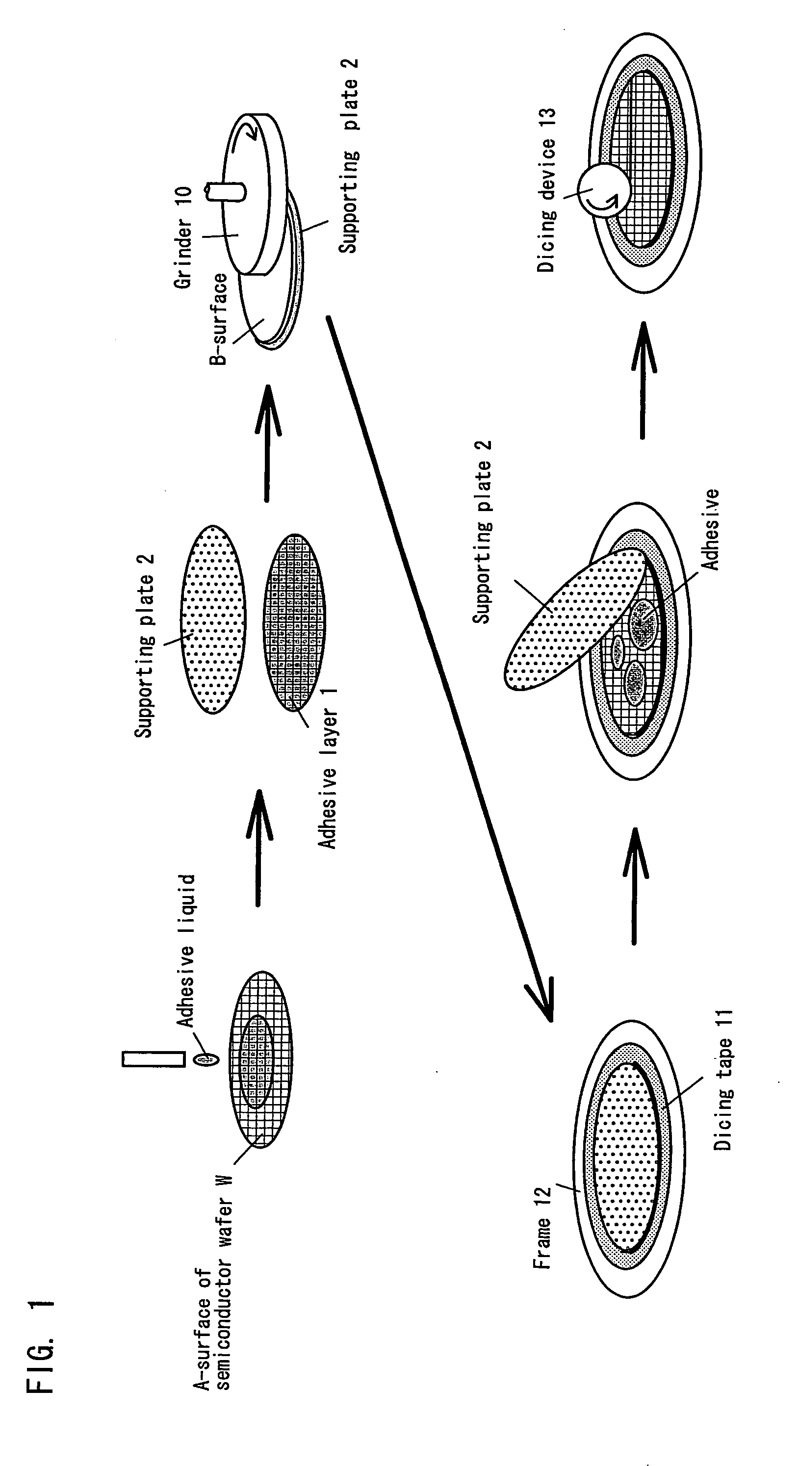 Substrate attaching method