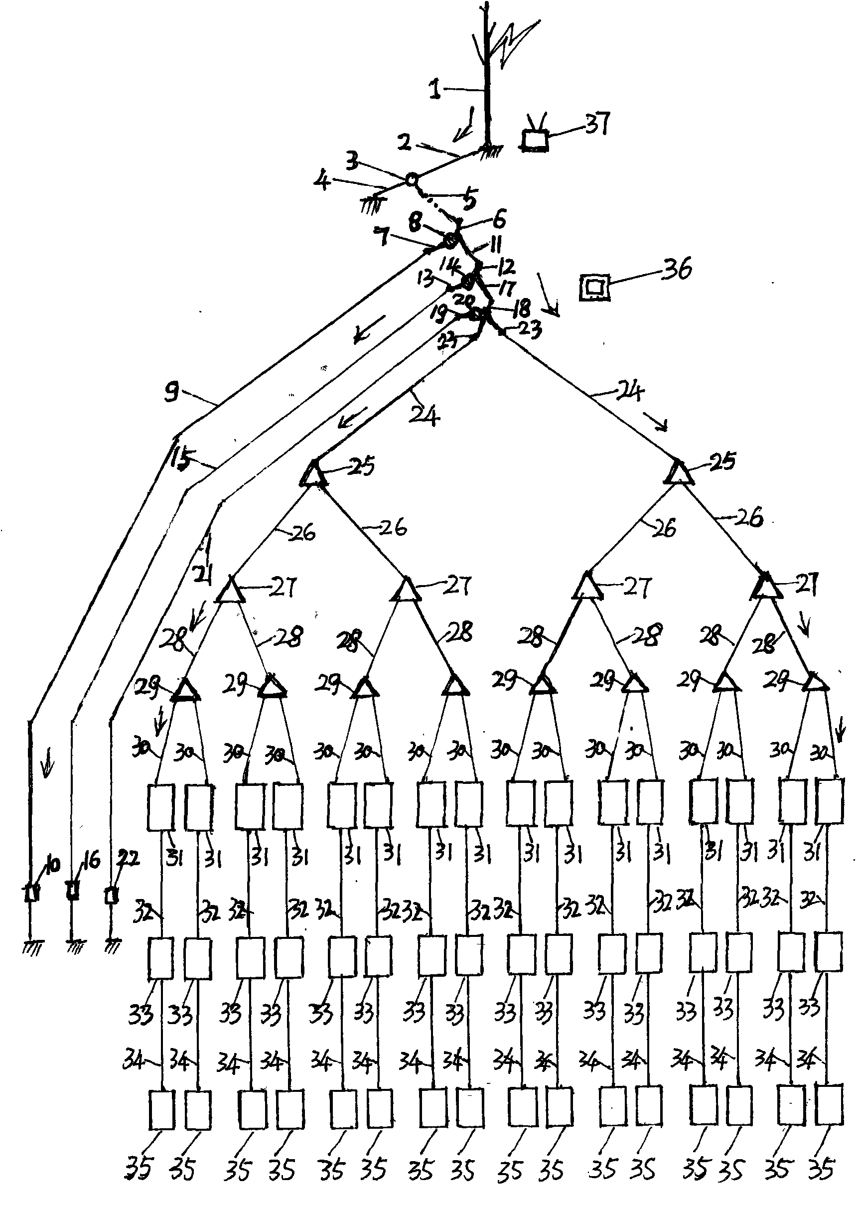 Lightning receiving system