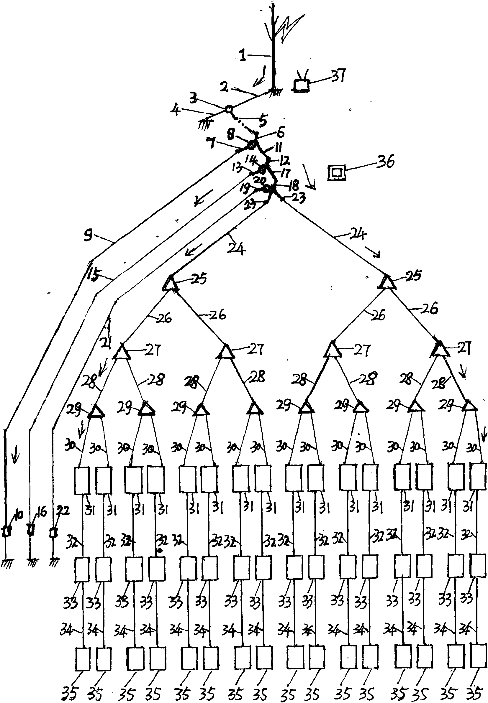 Lightning receiving system