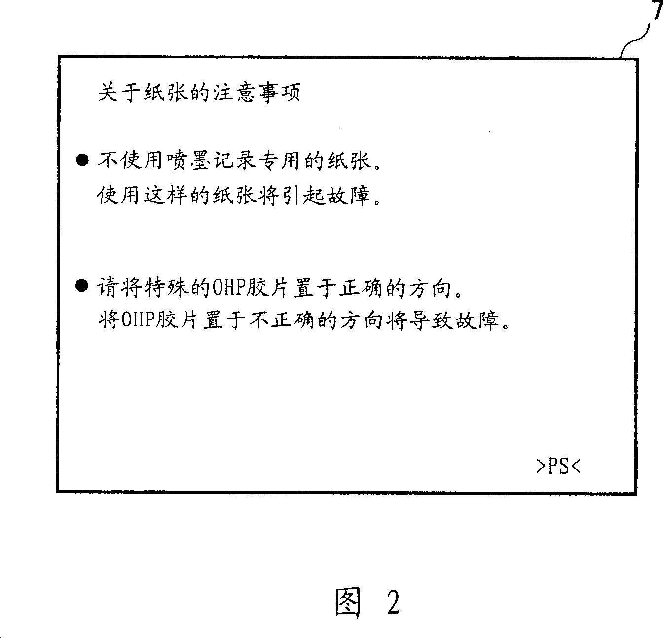 Guide outputting method, electronic device and readable recording medium for computer