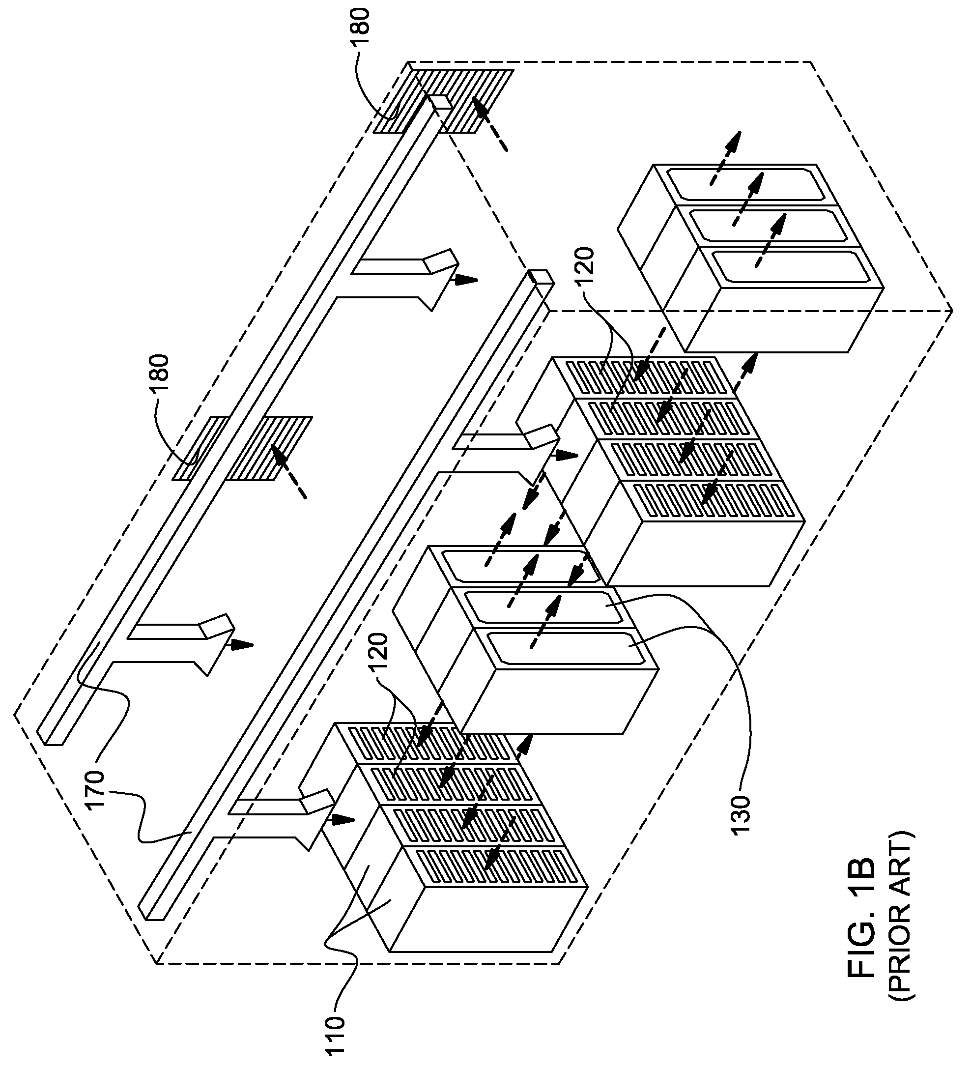 Docking station with hybrid air and liquid cooling of an electronics rack