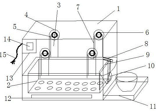 Intelligent noodle removing machine