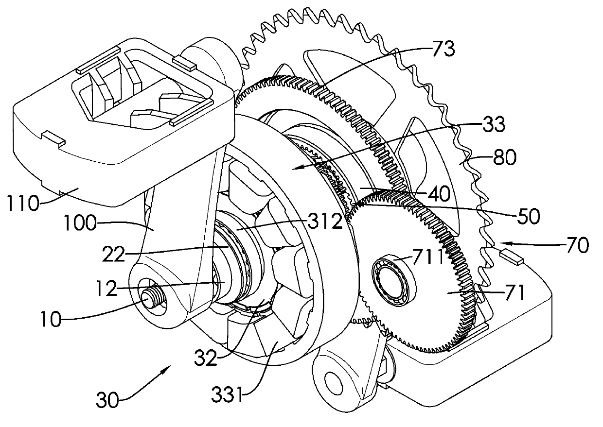 Automatic stepless speed change device of bicycles