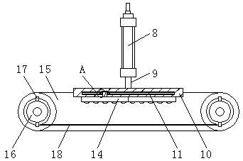 Trademark marking device for packages